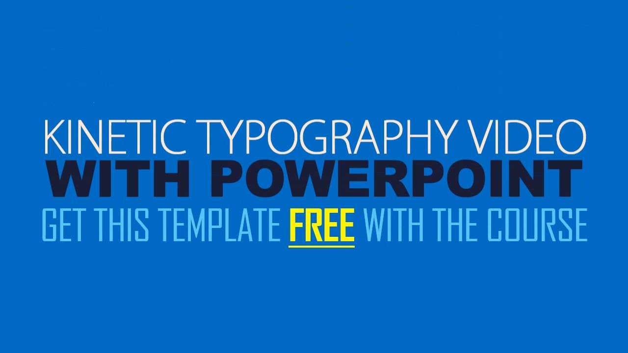 Kinetic Typography Explainer Video With Powerpoint pertaining to Powerpoint Kinetic Typography Template Kinetic Typography Explainer Video With Powerpoint Pertaining To Powerpoint Kinetic Typography Template