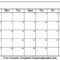 Ko Fi – Blank Printable Calendar Templates – Ko Fi With Regard To Blank Calender Template