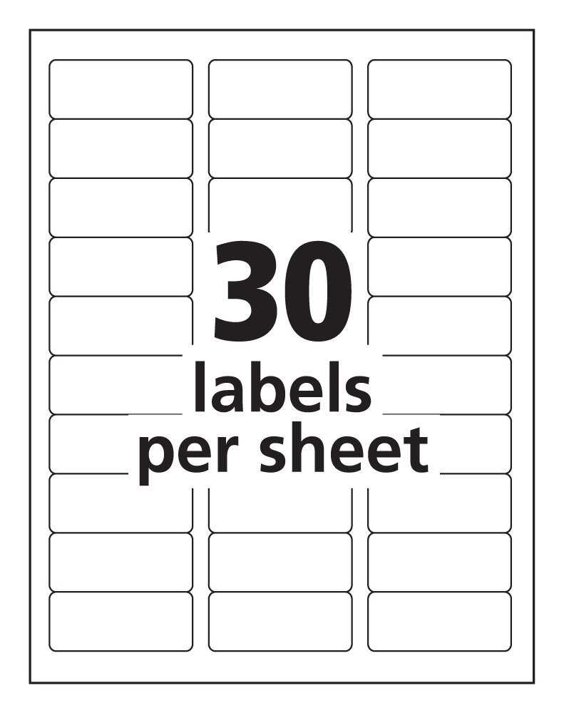 Label Templates 30 Per Sheet – Corto.foreversammi Inside Word Label Template 16 Per Sheet A4