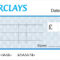 Large Blank Barclays Bank Cheque For Charity / Presentation Throughout Blank Cheque Template Uk