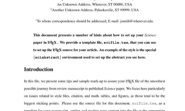 Academic Journal Template Word