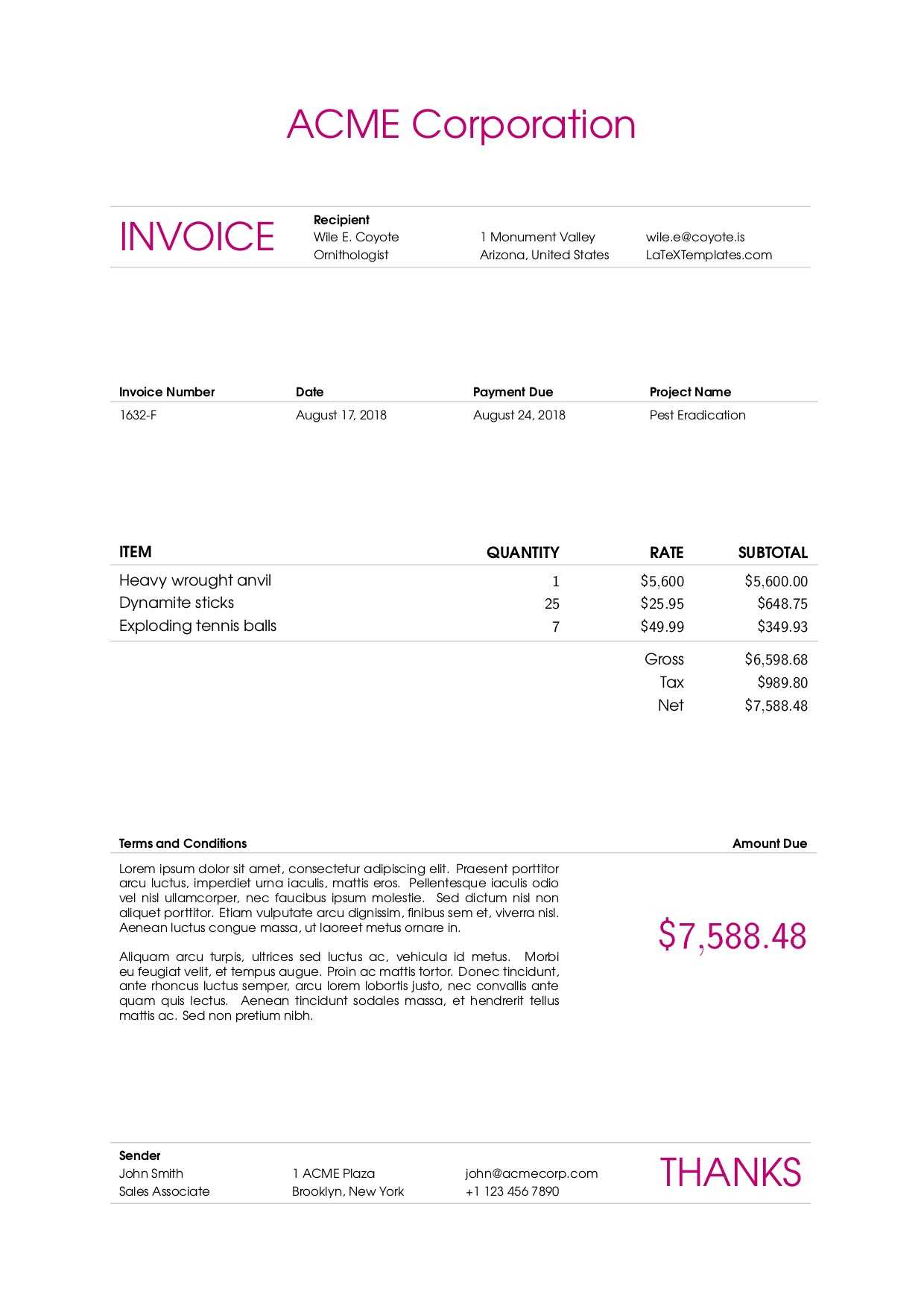 Latex Templates » Miscellaneous In Latex Template For Report Intended For Latex Template For Report