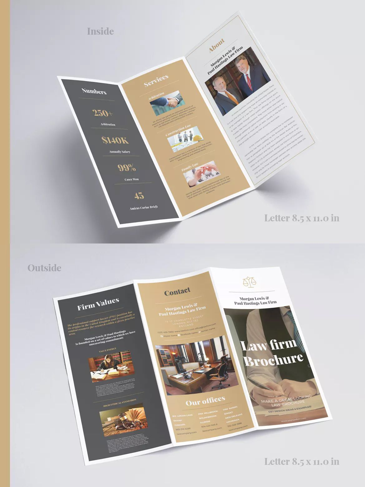 Law Firm Tri Fold Brochure Template Indesign Indd For Tri Fold Brochure Template Indesign Free Download