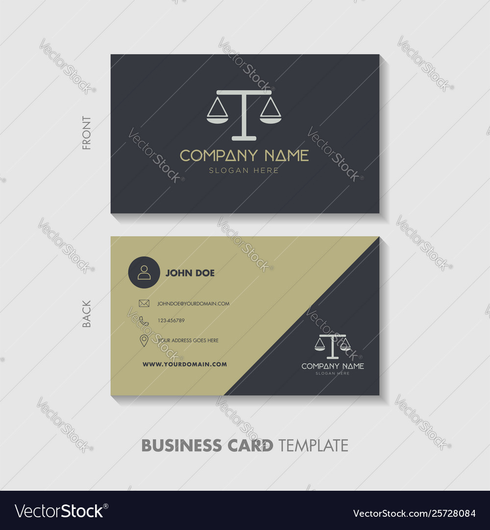 Lawyer Business Card Template Design With Lawyer Business Cards Templates