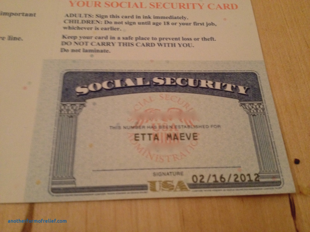 Leer En Línea 20+ Blank Social Security Card Template For Social Security Card Template Free