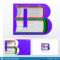 Letter B Logo Design Template. Letter B Made Of Books Regarding Library Catalog Card Template