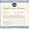 License Certificate Template Ten Moments That Basically For Certificate Of License Template