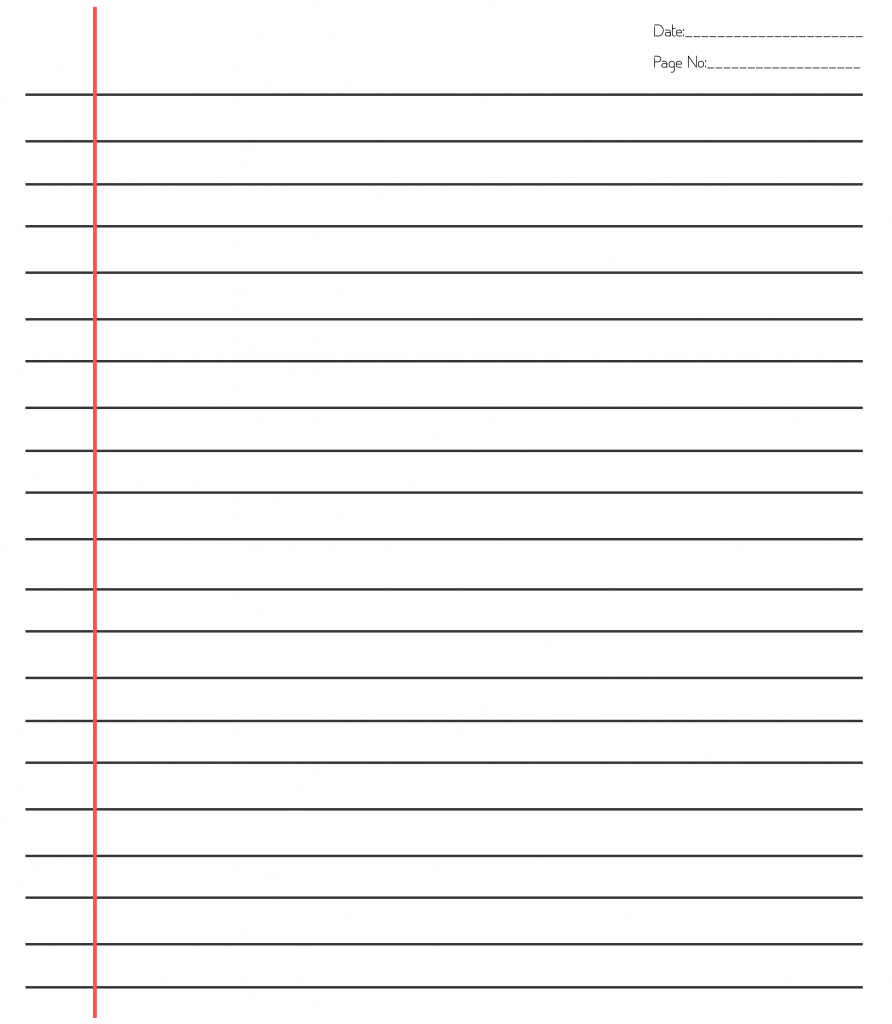 Lined Paper Template Word Landscape Tes A4 Yellow Editable Inside Microsoft Word Lined Paper Template