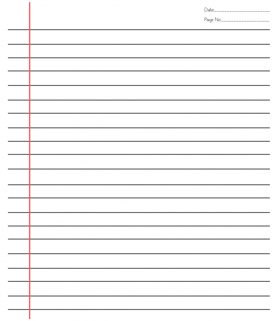 Lined Paper Template Word Landscape Tes A4 Yellow Editable Inside Microsoft Word Lined Paper Template