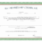 Llc Membership Certificate – Free Template For Llc Membership Certificate Template