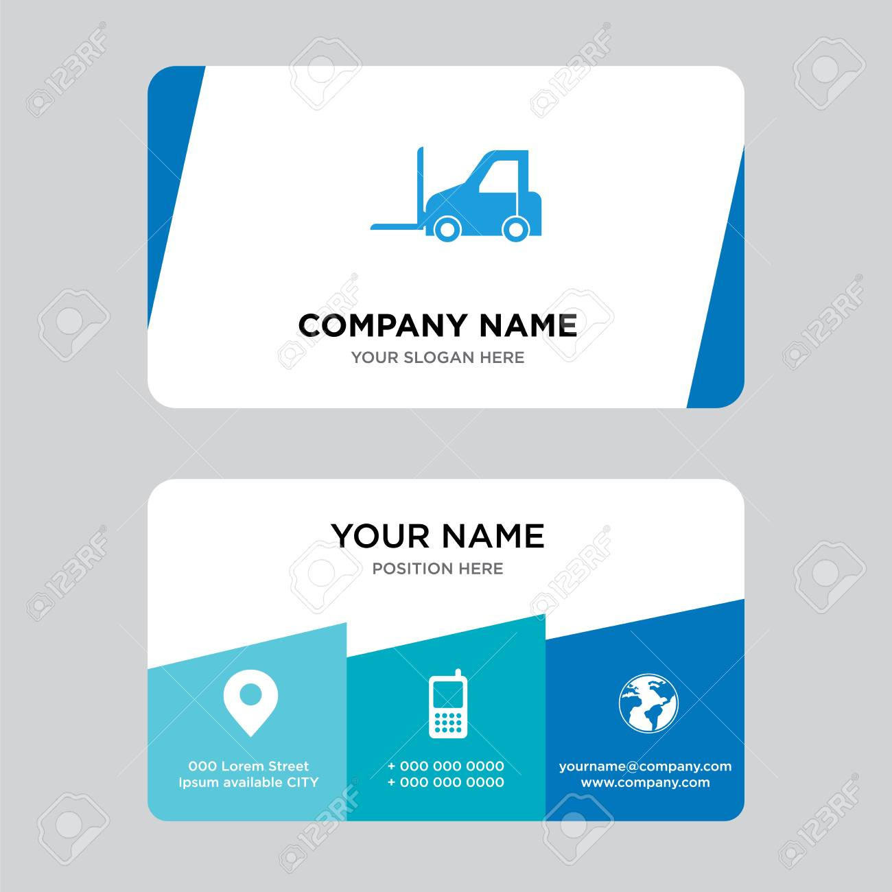 Logistics Transport Business Card Design Template, Visiting For.. In Transport Business Cards Templates Free