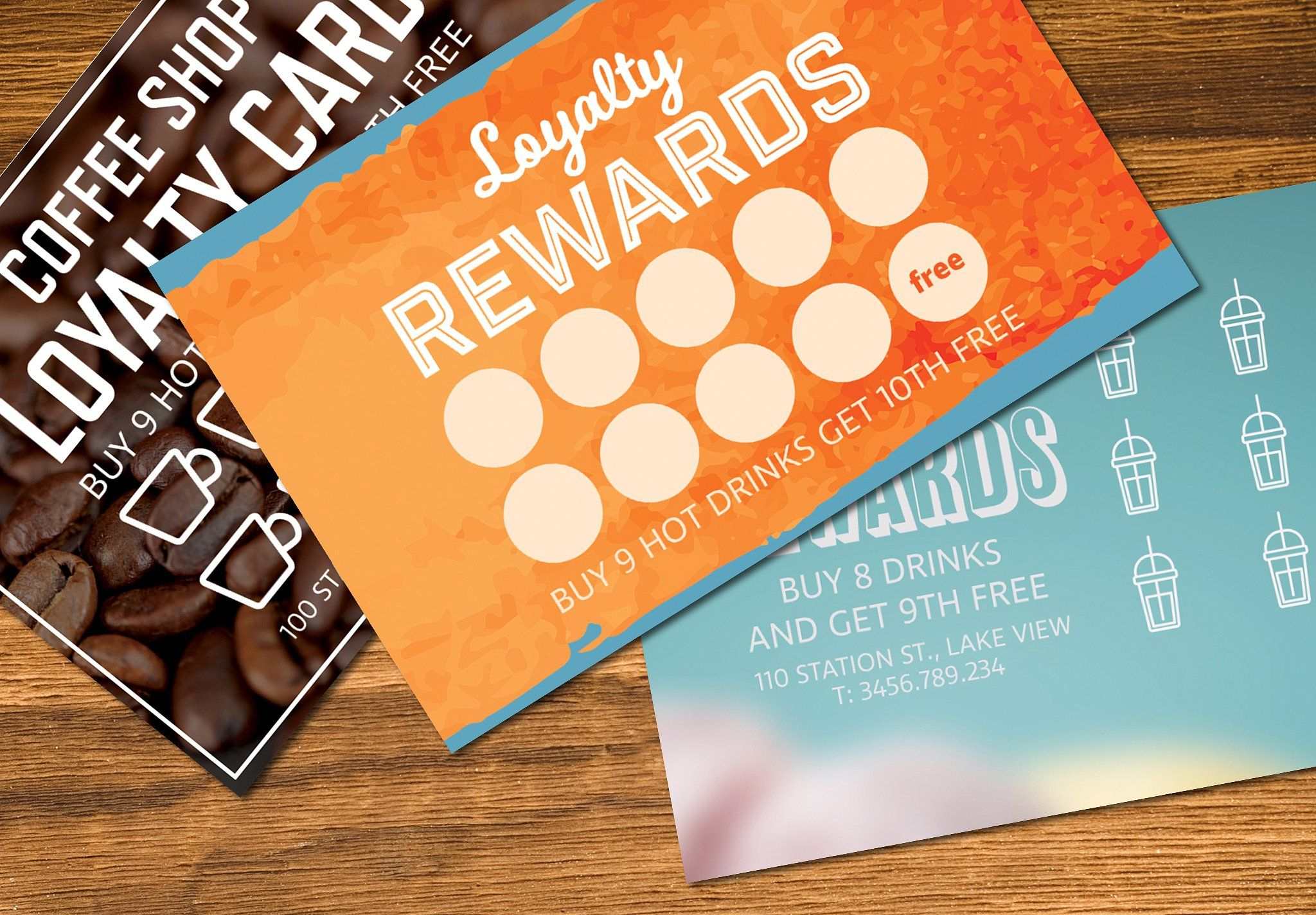 Loyalty Card Templates Mockup #organised#text#image#easy For Loyalty Card Design Template