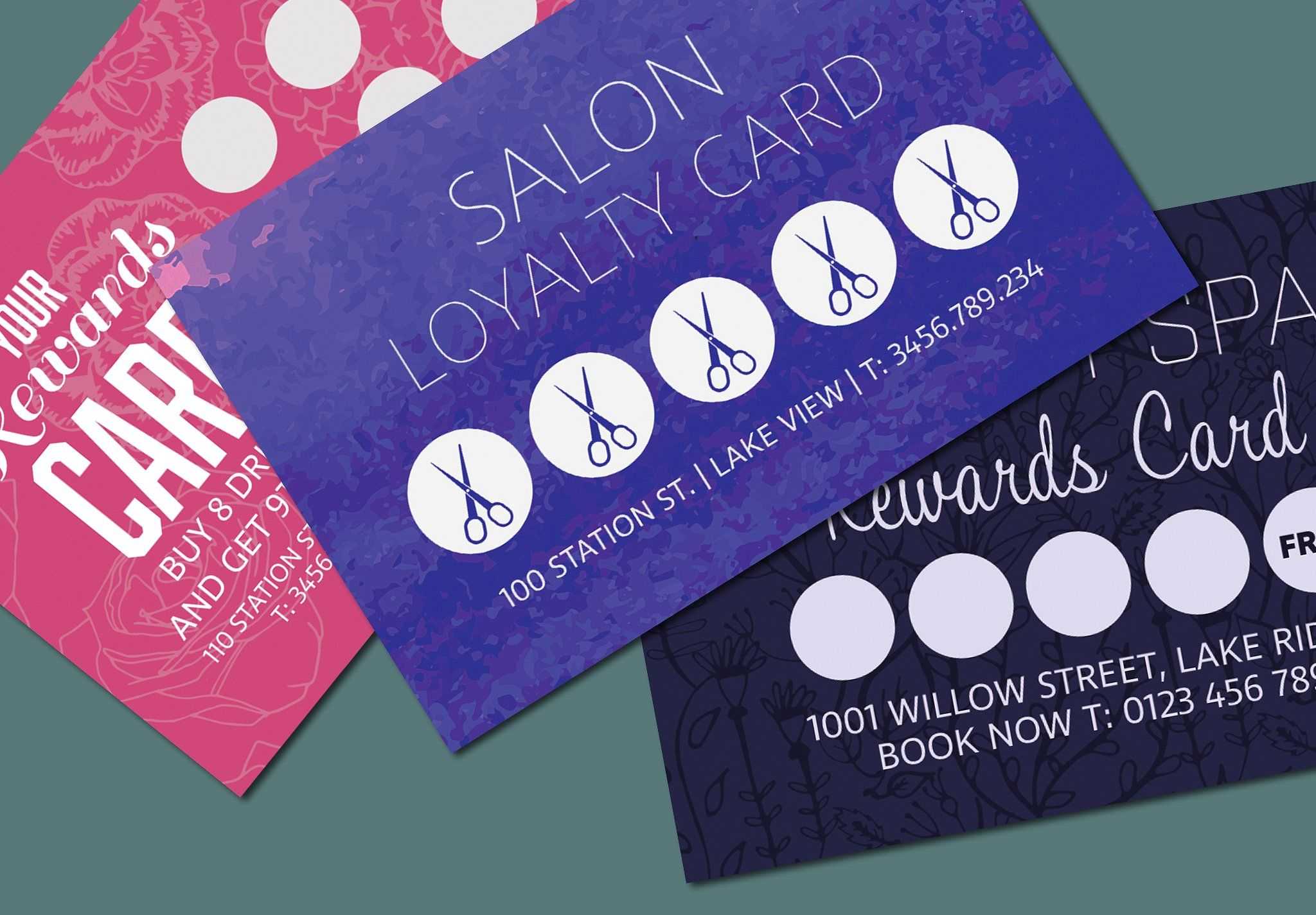 Loyalty Card Templates Mockupwavebreak On With Regard To Loyalty Card Design Template