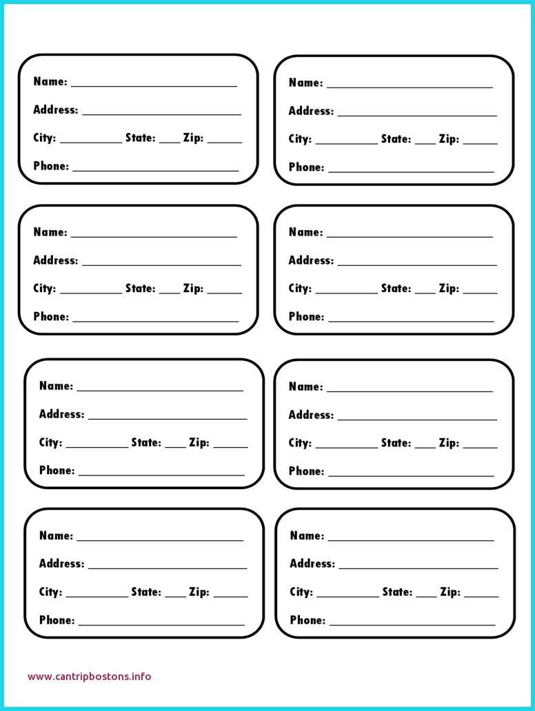 Luggage Tag Template Word 10 Features Of Luggage Tag Throughout Luggage Tag Template Word