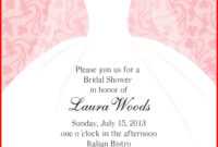 Luxury Blank Bridal Shower Invitations Image Of Invitation for Blank Bridal Shower Invitations Templates