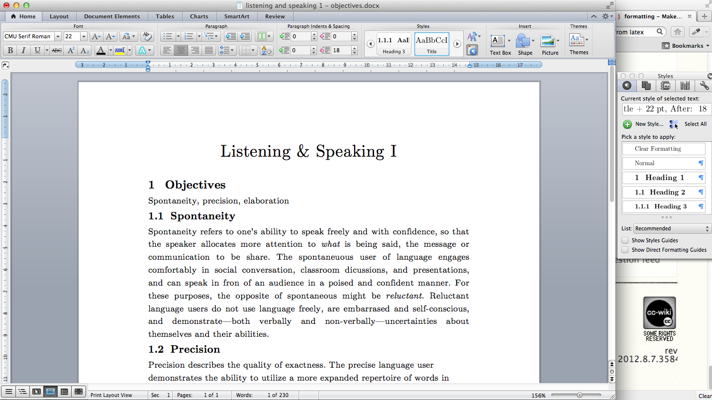 Make Ms Word Document Look Like It Has Been Typeset In Latex Inside Ms Word Thesis Template