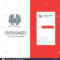 Man, Face, Dual, Identity, Shield Grey Logo Design And Inside Shield Id Card Template