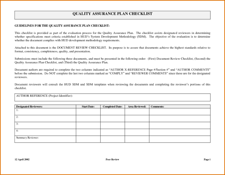 term paper topics for quality assurance