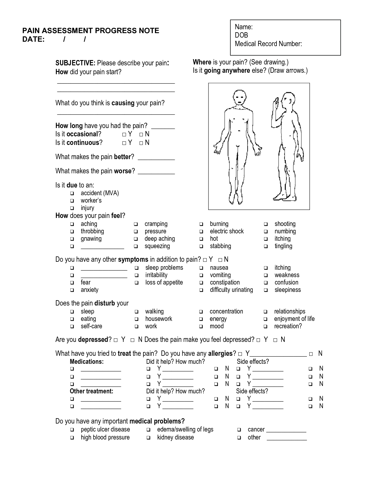 Massage Soap Notes Template | Health | Soap Note, Massage Within Soap Report Template