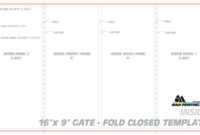 Maui Printing Company Inc 16 9 Gate Fold Brochure 4 Template within Gate Fold Brochure Template