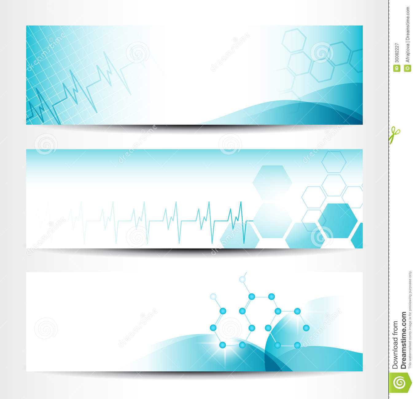 Medical Banners Stock Vector. Illustration Of Beat Within Medical Banner Template