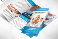 Medical Care And Hospital Trifold Brochure Template Free Psd pertaining to Healthcare Brochure Templates Free Download