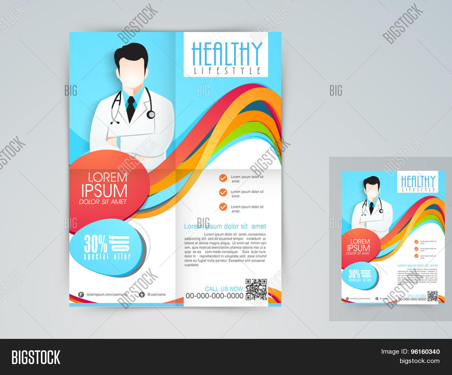 Medical Flyer, Banner Vector & Photo (Free Trial) | Bigstock With Medical Banner Template
