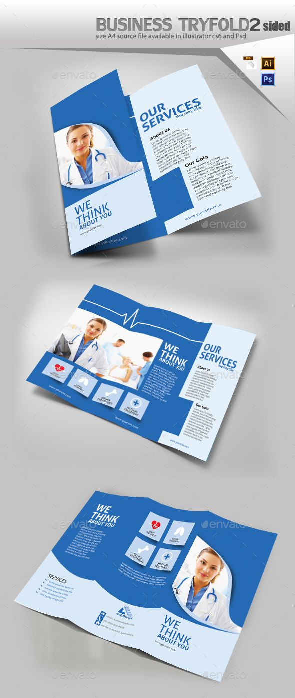Medical Trifold Brochure | Graphics | Brochure Design Within Medical Office Brochure Templates