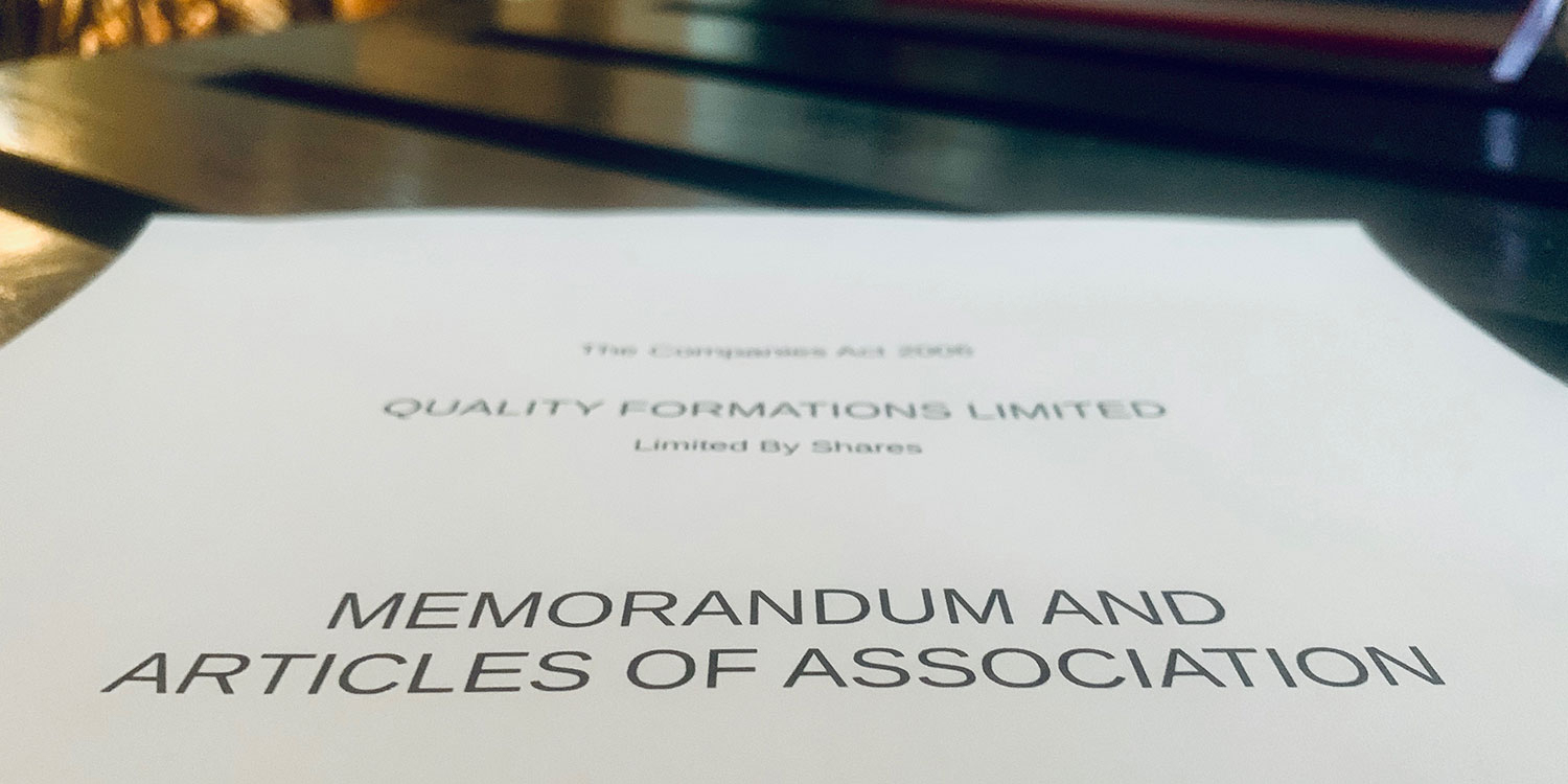 Memorandum And Articles Of Association For Uk Limited Companies With Share Certificate Template Companies House