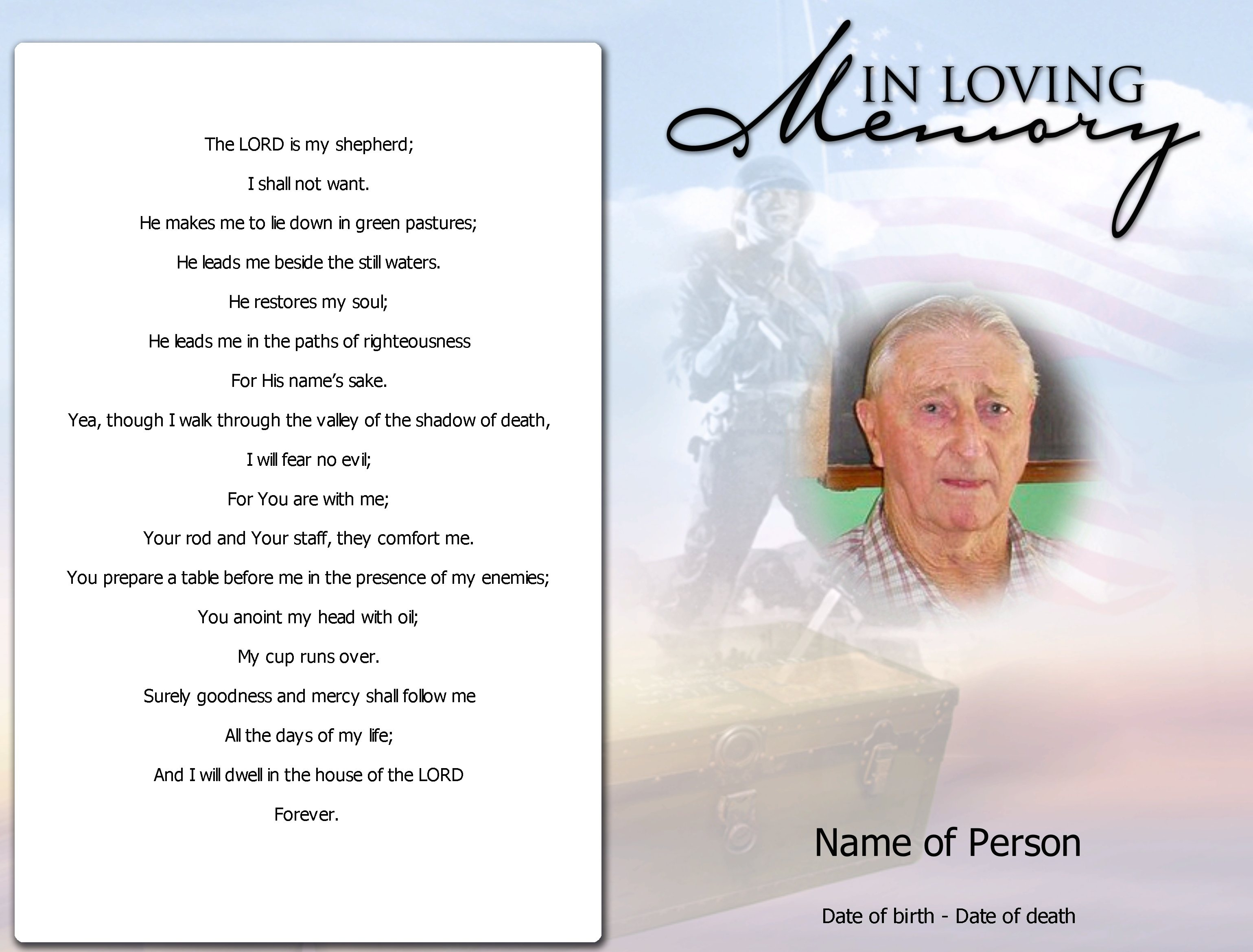 Memorial Cards For Funeral Template Free – Atlantaauctionco Pertaining To Memorial Cards For Funeral Template Free