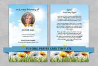 Memorial Prayer Card Template | Funeral Prayer Card intended for Prayer Card Template For Word