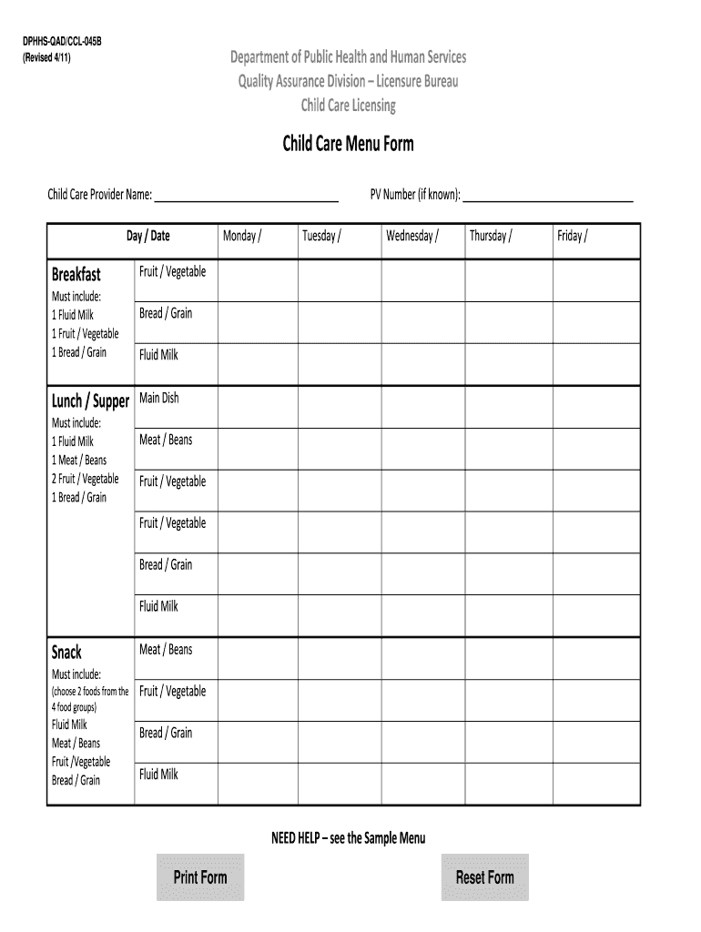 Menu Template Free Printable – Fill Online, Printable Intended For Megger Test Report Template