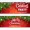 Merry Christmas Invitation Party Poster Banner And Greeting Card.. Within Merry Christmas Banner Template