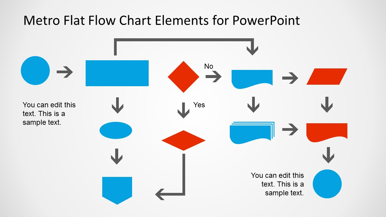 Metro Style Flow Chart Template For Powerpoint Regarding Microsoft Word Flowchart Template