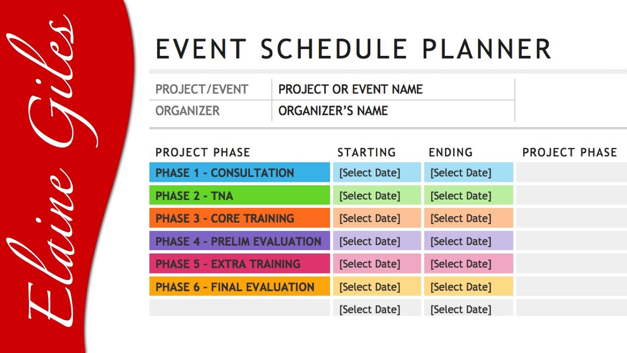 Microsoft Word 2013 Schedule Template Intended For Event Agenda Template Word