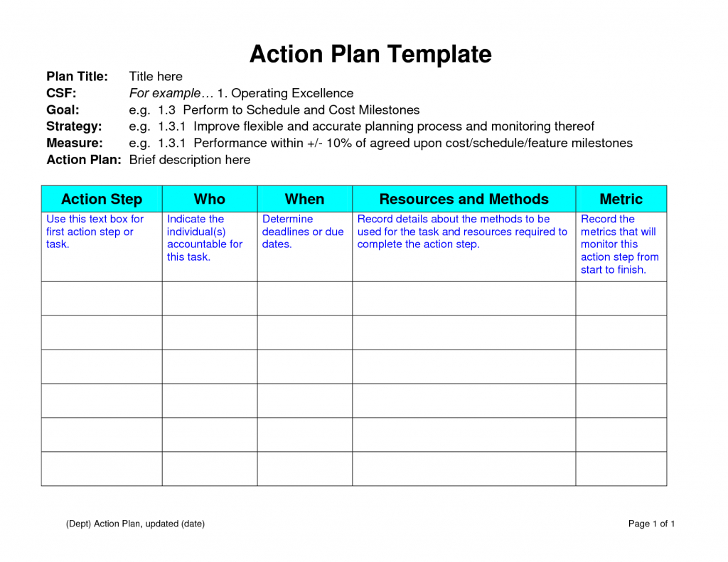 Microsoft Word Action Plan Template Sample Cover Letter For Regarding Work Plan Template Word