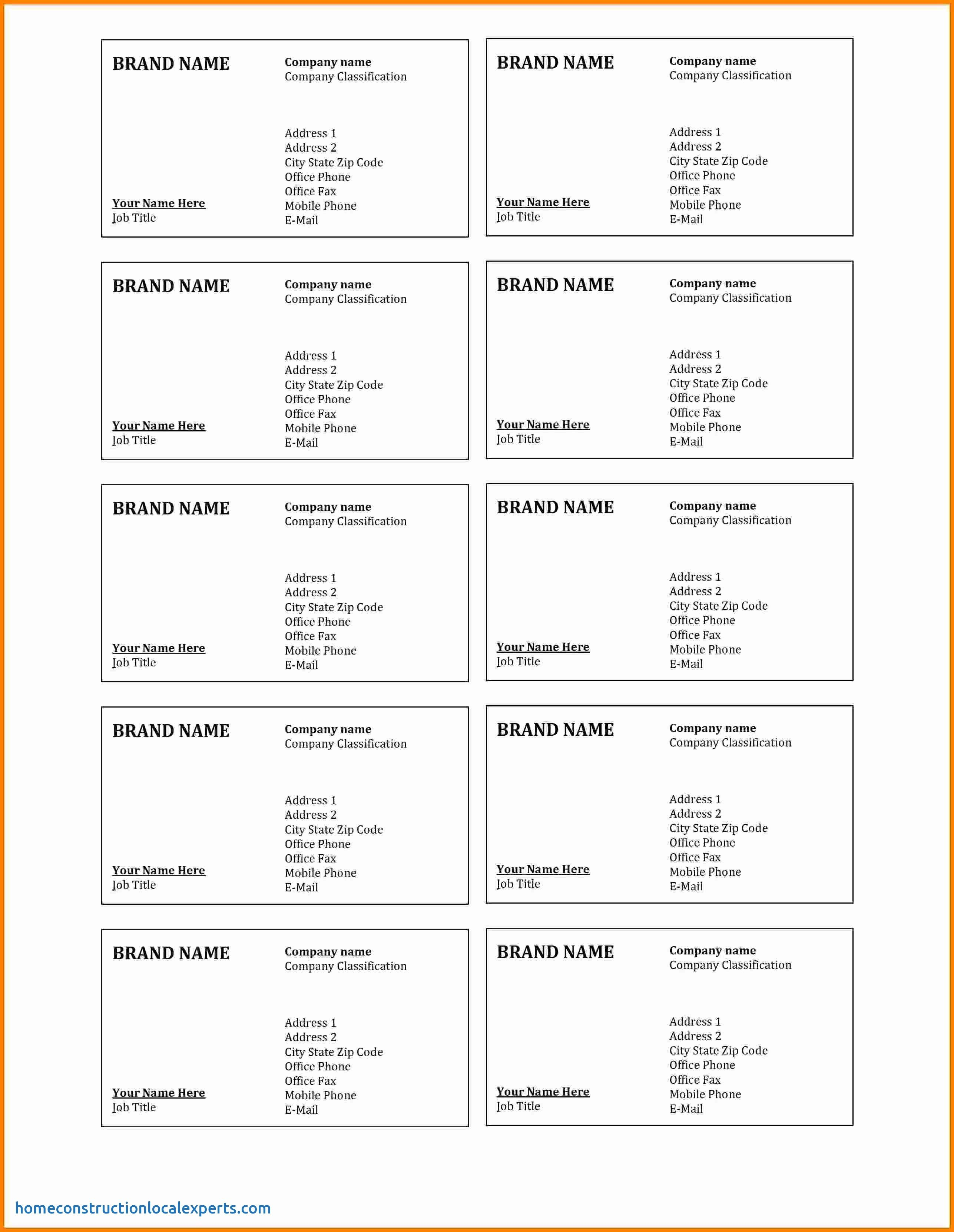Microsoft Word Business Card Template Blank How To Make A Throughout Blank Business Card Template Microsoft Word
