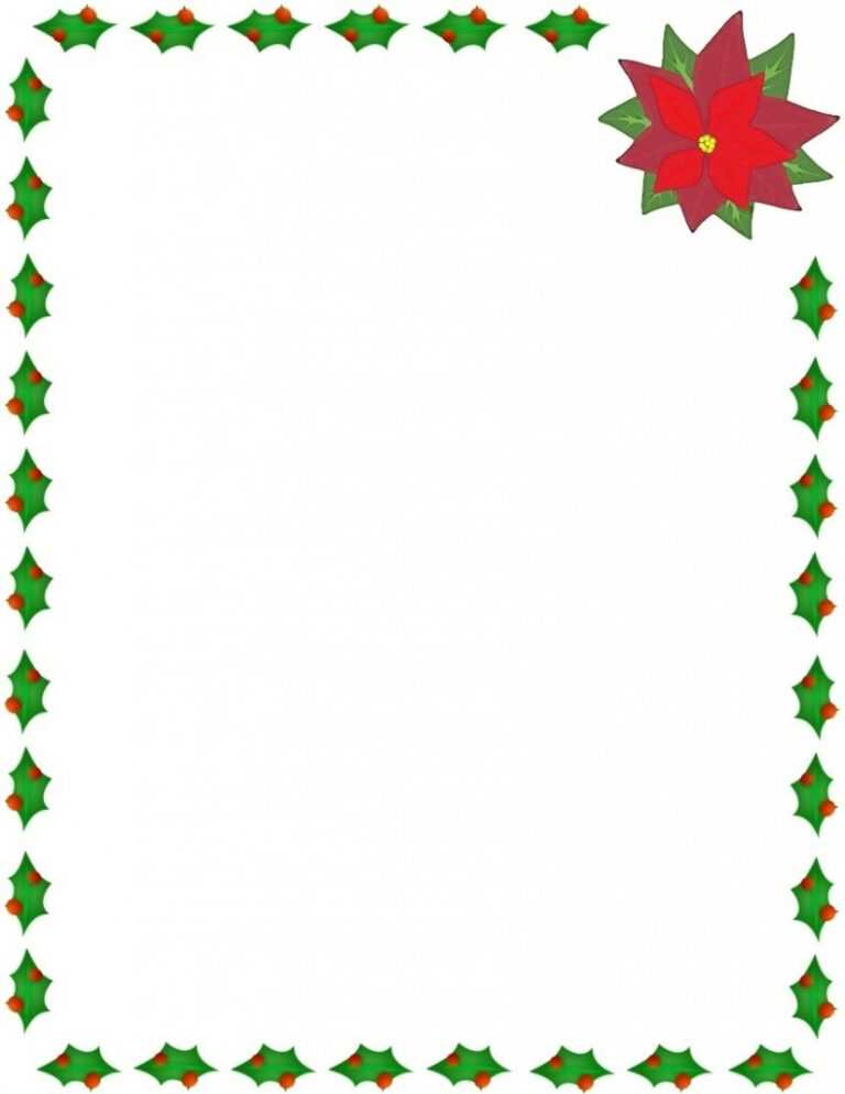 Microsoft Word Christmas Borders Free Download Best Within Christmas