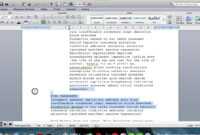 Microsoft Word Screenplay Formatting Tips in Microsoft Word Screenplay Template