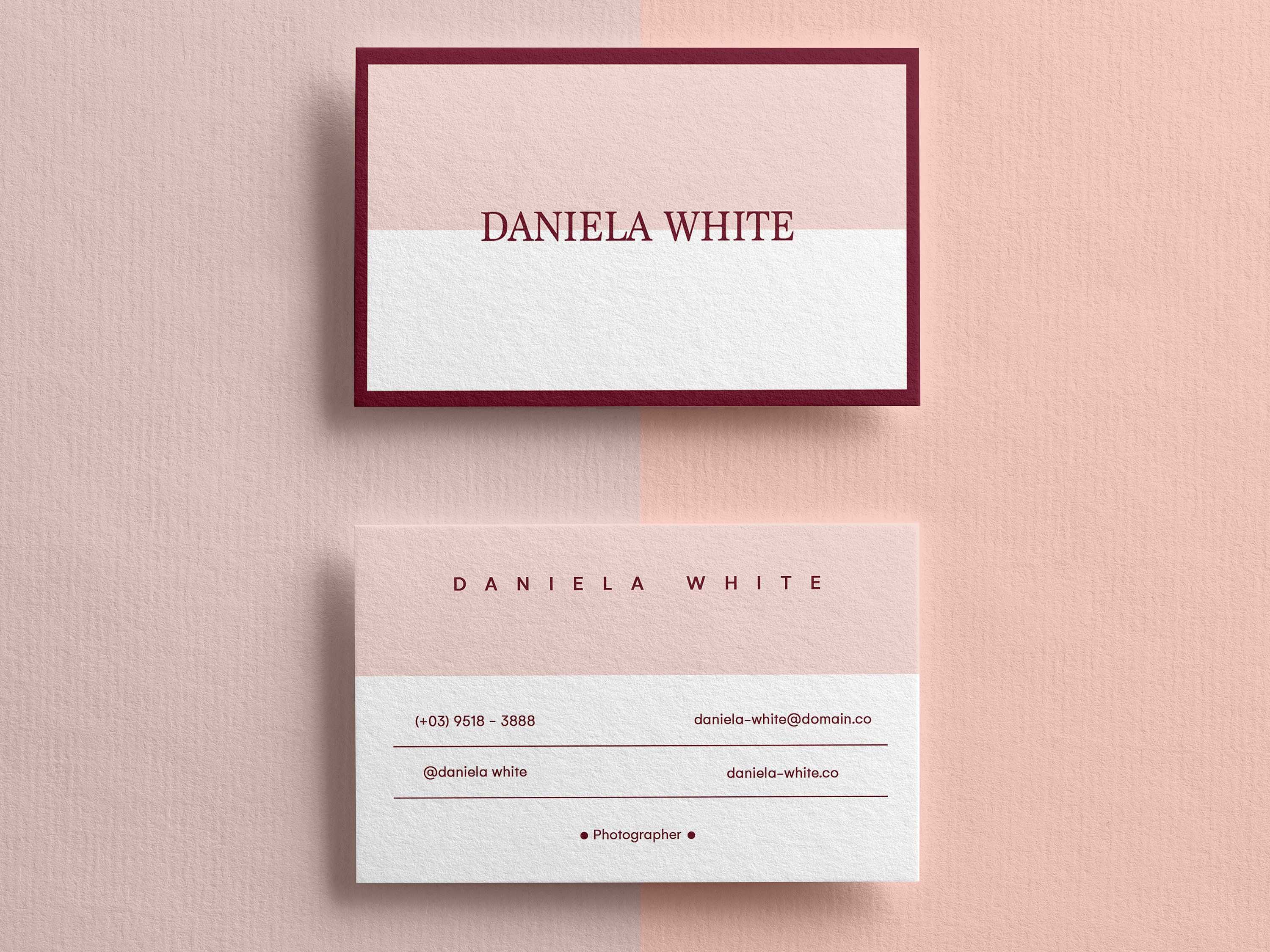 Minimalist Business Card, Modern Business Cards, Business Pertaining To Template For Calling Card