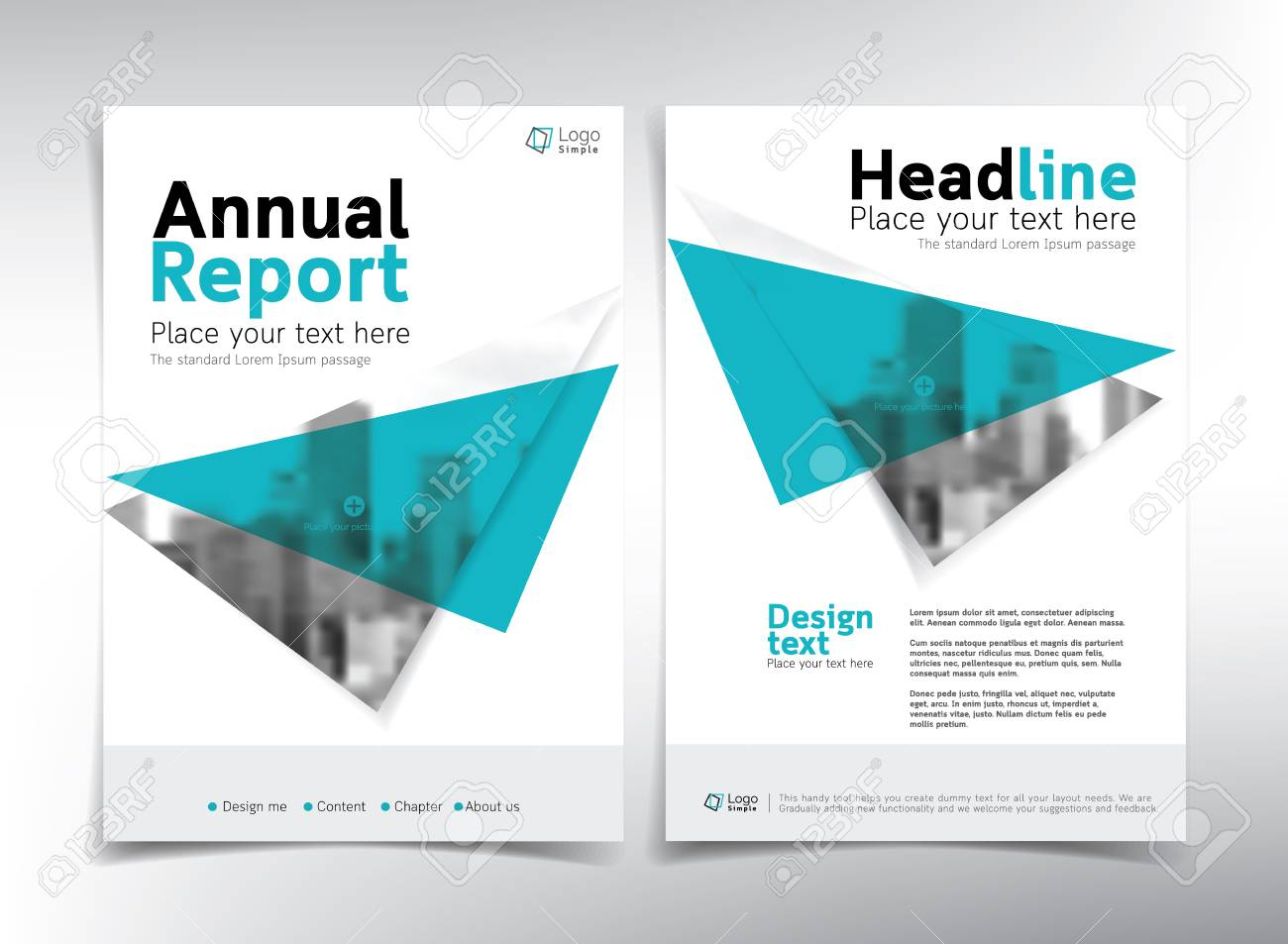 Minimalist Business Cover Page, Vector Template – Can Be Used.. Within Cover Page For Annual Report Template