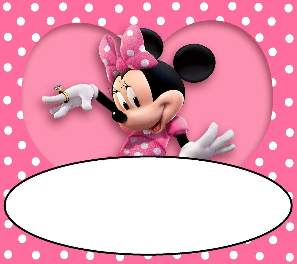 Minnie Mouse Template For Invitation – Corto.foreversammi Inside Minnie Mouse Card Templates