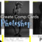 Model Comp Card With Adobe Photoshop + Free Template Within In Zed Card Template Free
