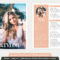 Modeling Comp Card | Fashion Model Comp Card Template (5 Different Grid  Layout) | Word, Powerpoint, Illustrator | Instant Download With Regard To Comp Card Template Download