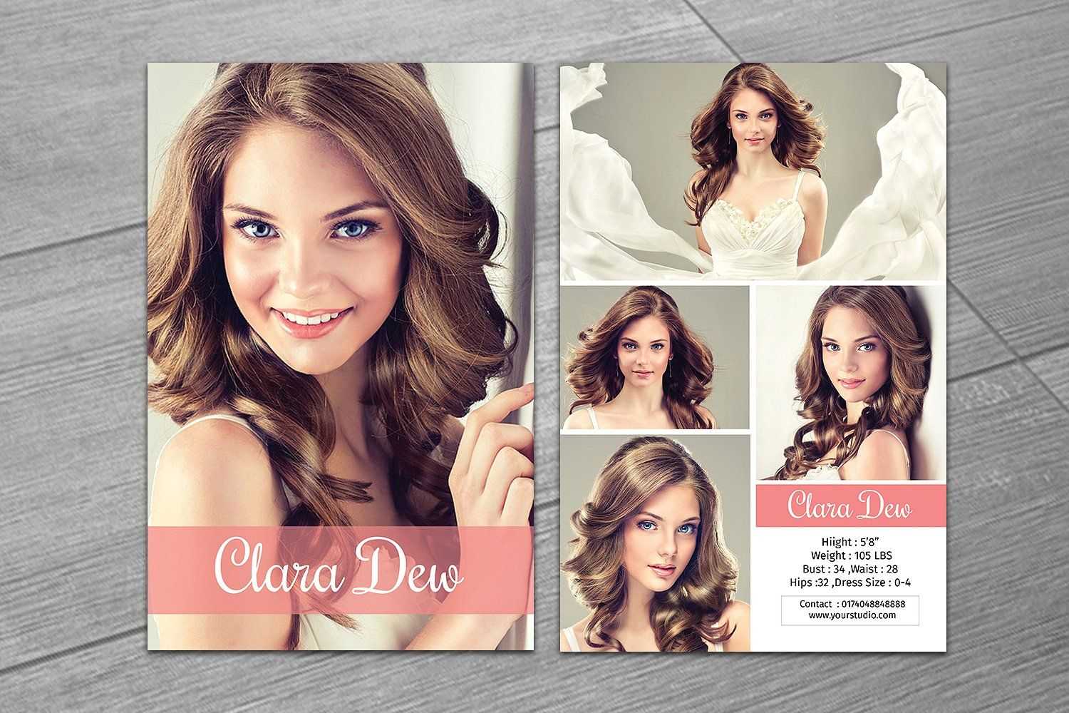 Modeling Comp Card Template V247Template Shop On With Regard To Download Comp Card Template