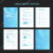 Modern Annual Report Template With Cover Design And With Illustrator Report Templates