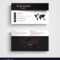 Modern Black White Business Card Template Within Black And White Business Cards Templates Free