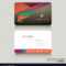 Modern Business Cards Design Template Within Modern Business Card Design Templates