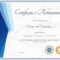 Modern Certificate Template For Achievement, Appreciation, Participation.. Regarding Templates For Certificates Of Participation