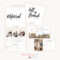 Modern Hand Lettering Referral Card Set - Strawberry Kit in Photography Referral Card Templates